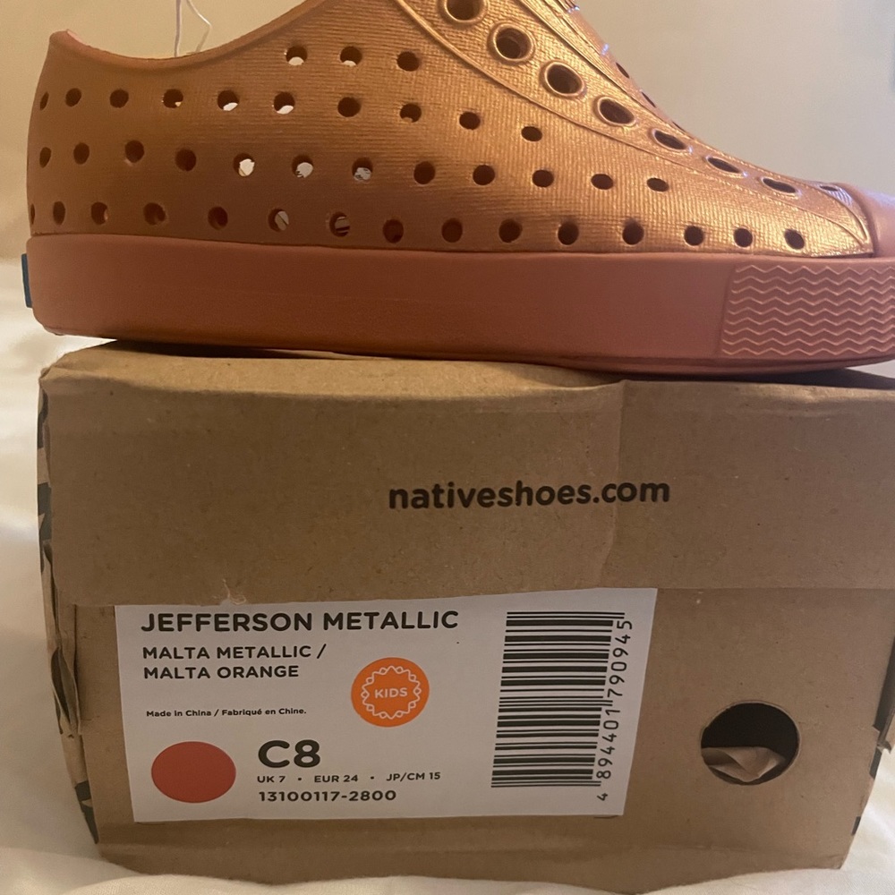 Native metallic toddler